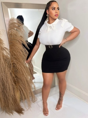 Power Moves” Luxe Pencil Skirt Set