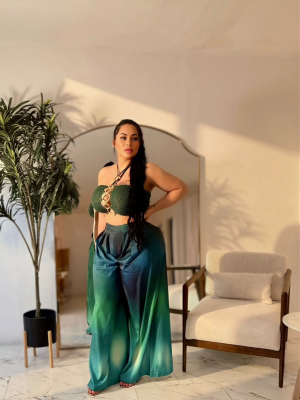 The Emerald Flow Two-Piece Set